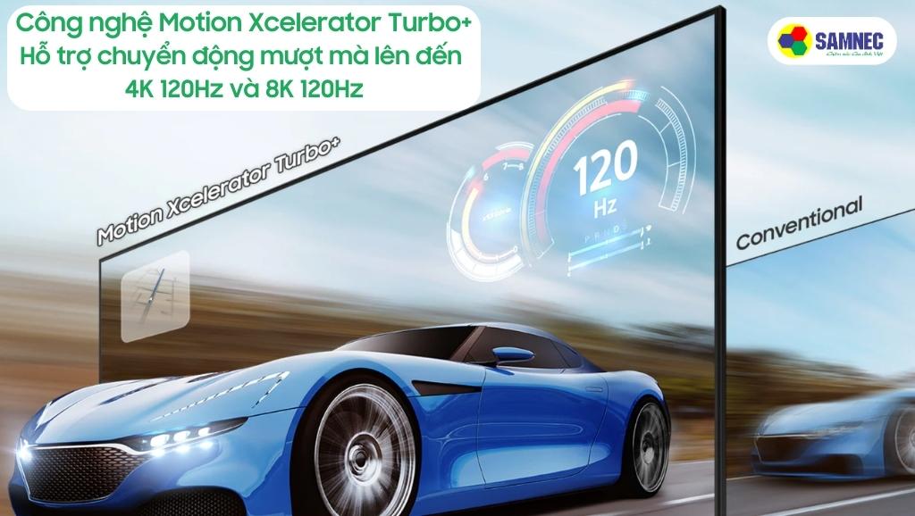 Công nghệ Motion Xcelerator Turbo+ của tivi Samsung 2023