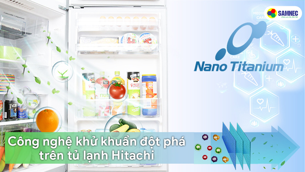 Tủ lạnh Hitachi có công nghệ khử khuẩn đột phá