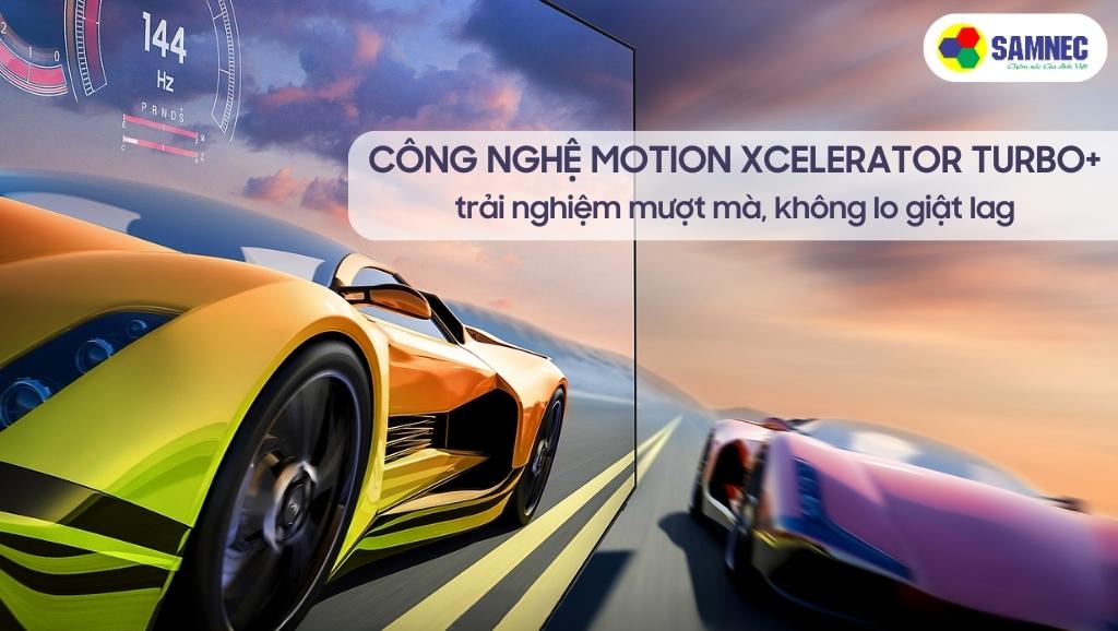 Công nghệ Motion Xcelerator Turbo+ của tivi Samsung QN90C