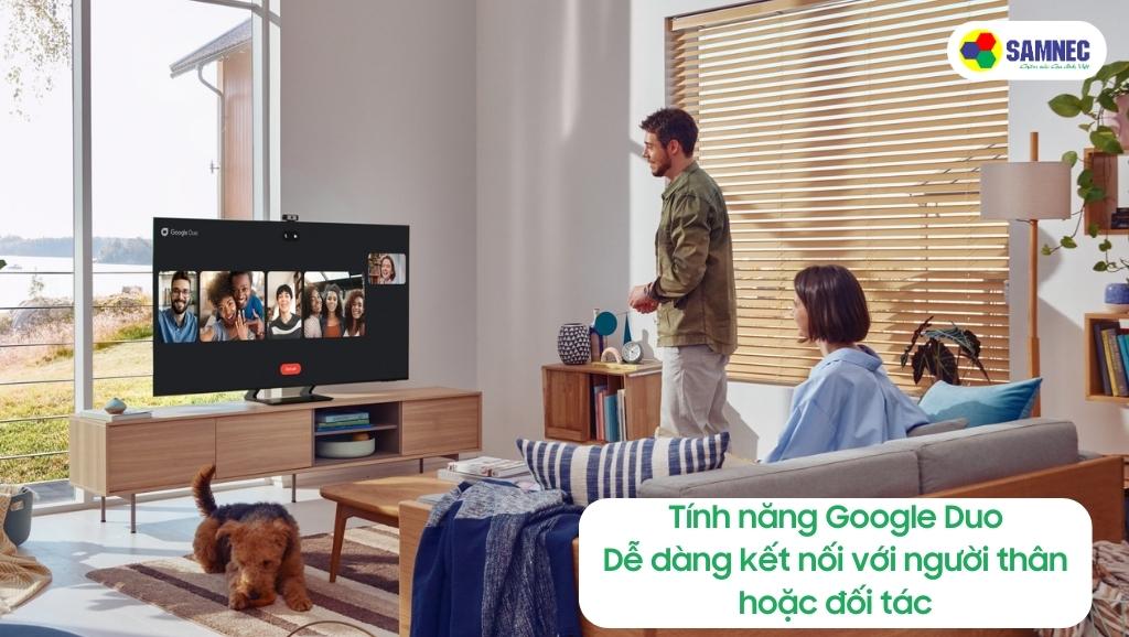 Ứng dụng Google Duo của Tivi Samsung BU8000