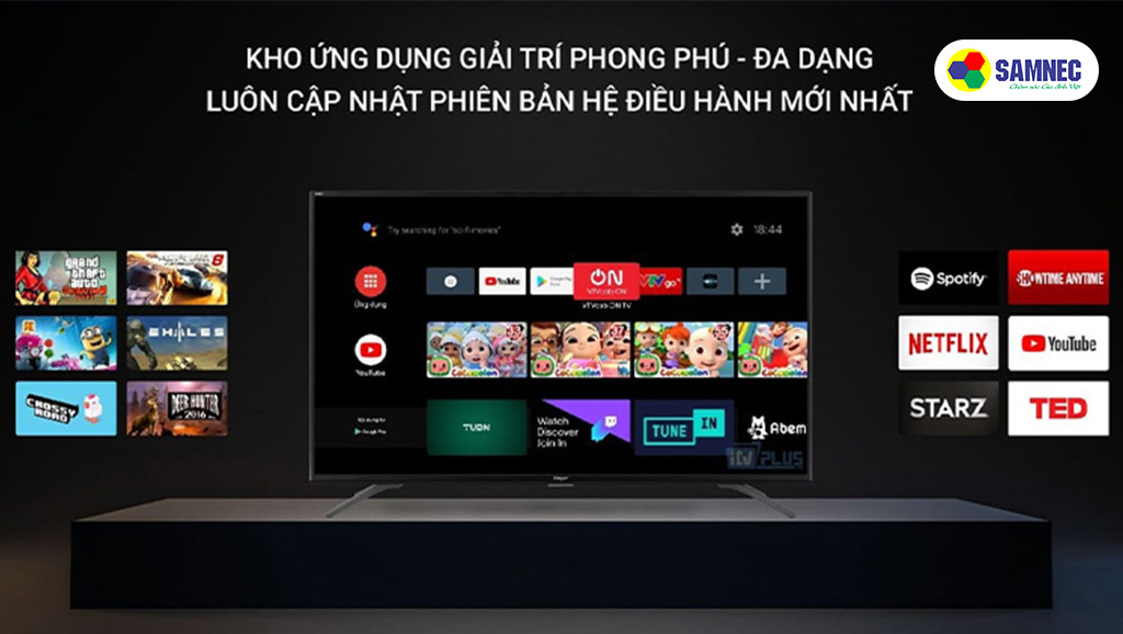 Hệ điều hành Android TV - Kho ứng dụng giải trí tuyệt đỉnh