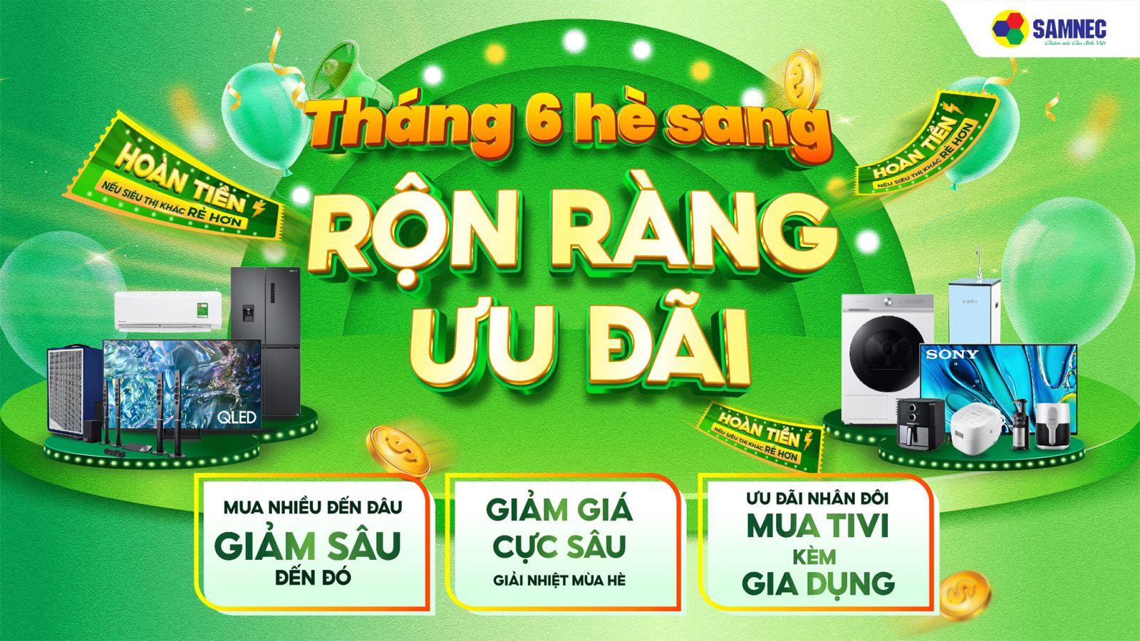 Tháng 6 hè sang, rộn ràng ưu đãi