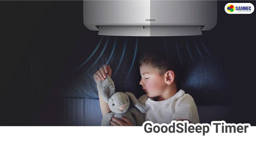 Chế độ Goodsleep Timer trên điều hòa Hitachi