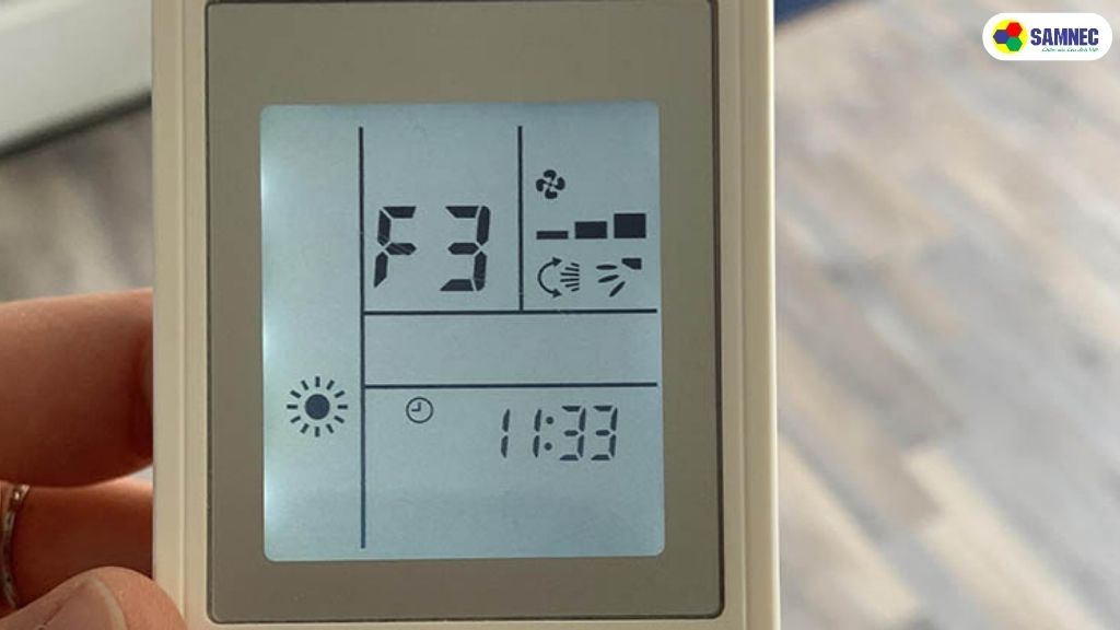 Lỗi F3 điều hòa Daikin là gì?