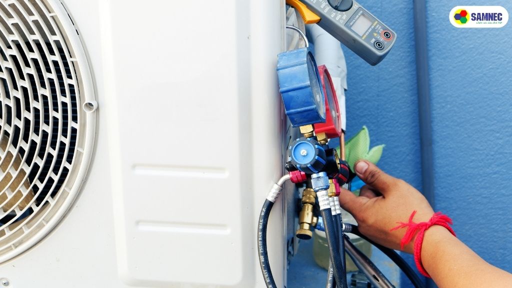 Khắc phục điều hòa bị hết gas hoặc thiếu gas