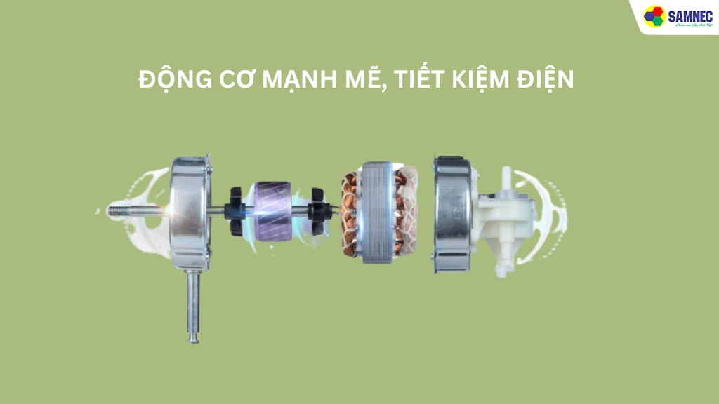 Động cơ siêu mạnh và tiết kiệm điện