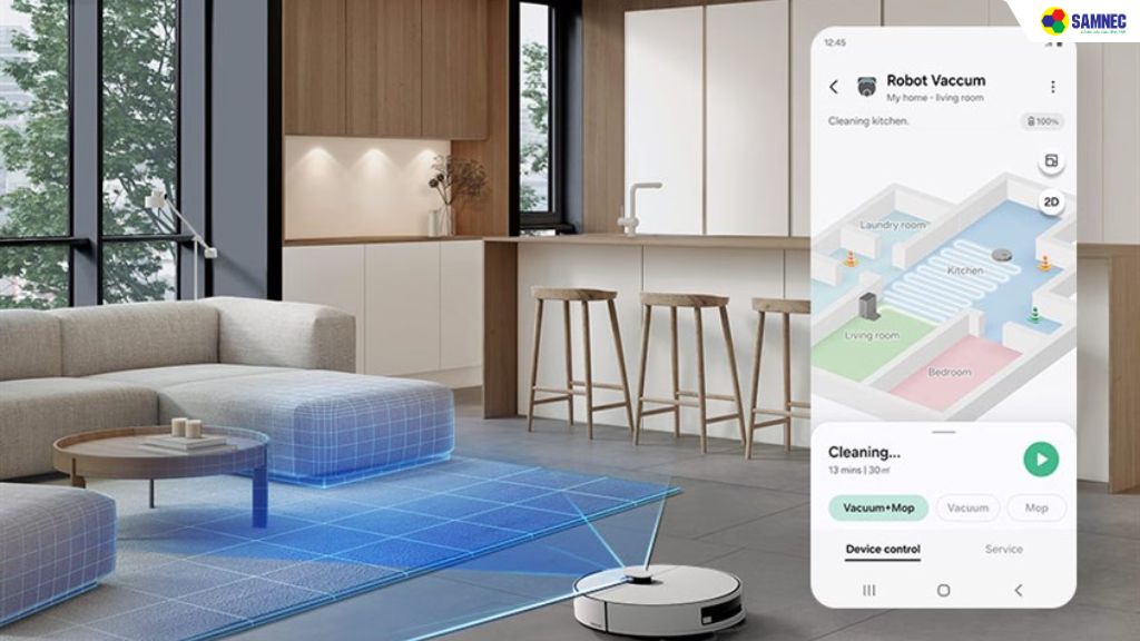 Có nên mua&nbsp;robot hút bụi&nbsp;lau nhà Samsung Bespoke Jet Bot VR7MD96514G/SV
