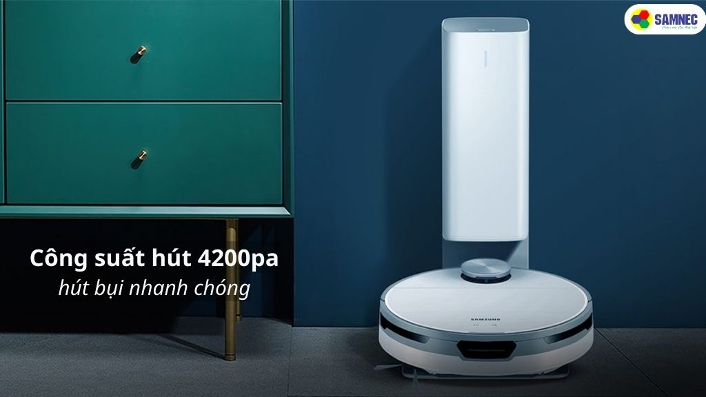 Lực hút mạnh mẽ với động cơ tiết kiệm điện