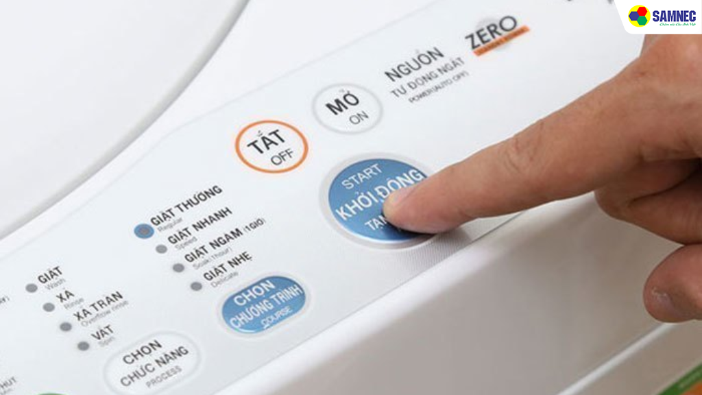 Cách tùy chỉnh các chế độ giặt trên máy giặt Toshiba