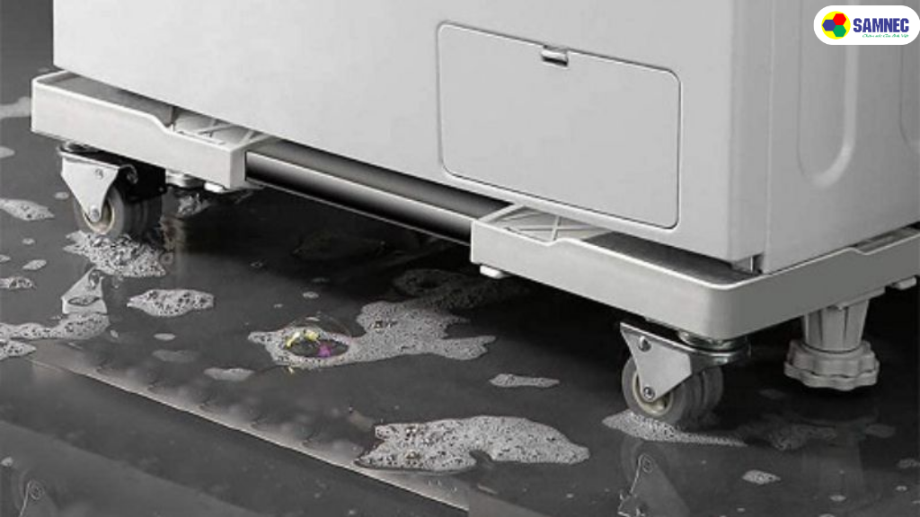 Ngăn máy giặt tiếp xúc trực tiếp với nước 