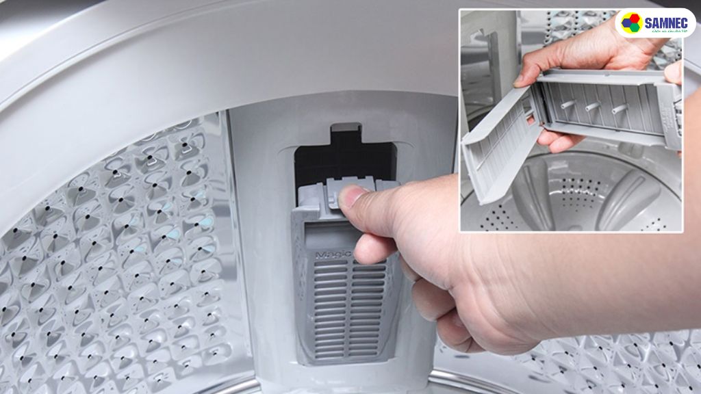 xác định và tháo bộ lọc cặn