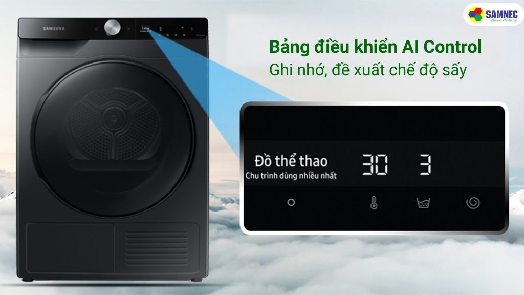 Bước 5: Khởi động và lựa chọn chương trình sấy