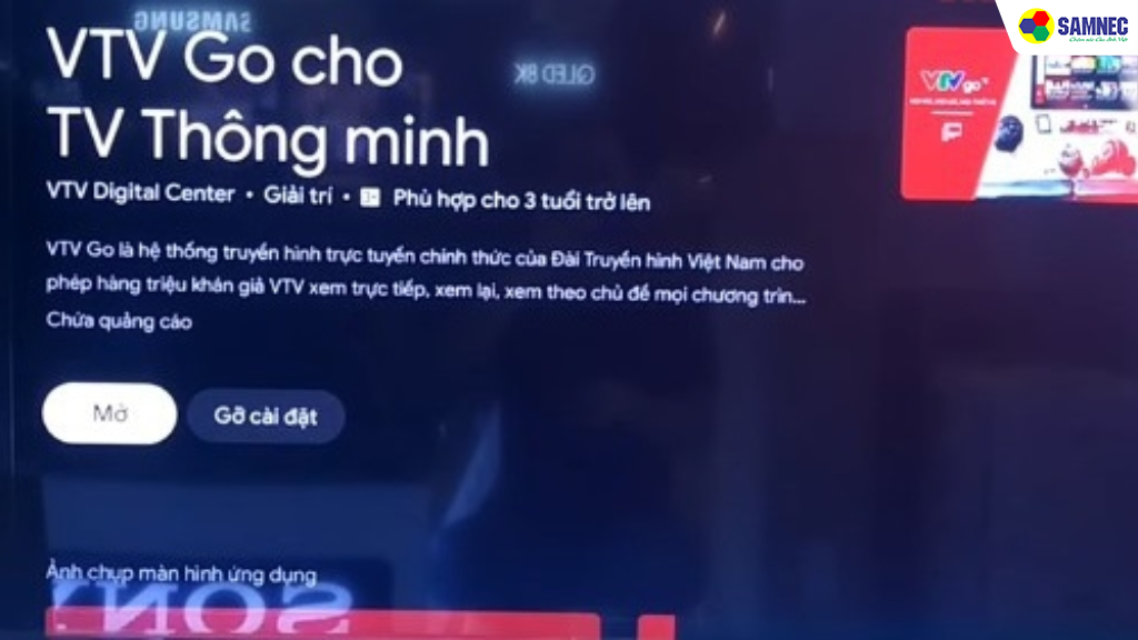 Bước 5: Sau khi cài đặt xong, , nút Cài đặt sẽ biến thành nút Mở. Nhấn tiếp vào nút Mở.