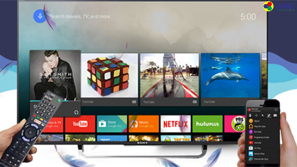 Kết nối thông qua ứng dụng Sony Video & TV SideView