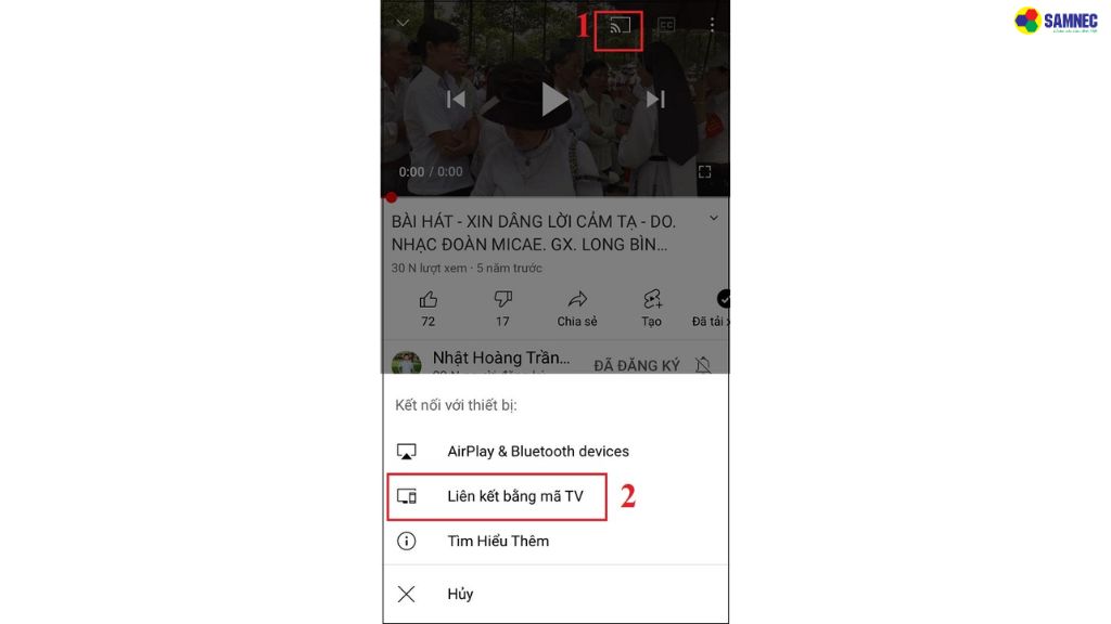 Đối với điện thoại Iphone