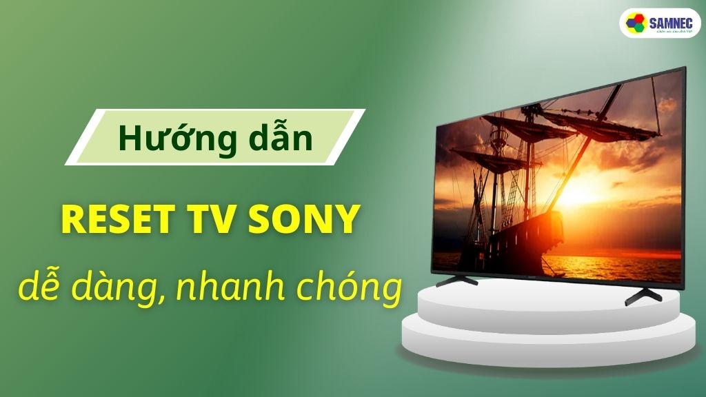 reset tivi sony