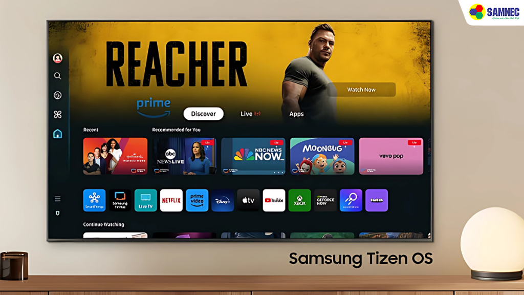 Đánh giá hệ điều hành, tiện ích tivi Samsung UA43DU8000KXXV