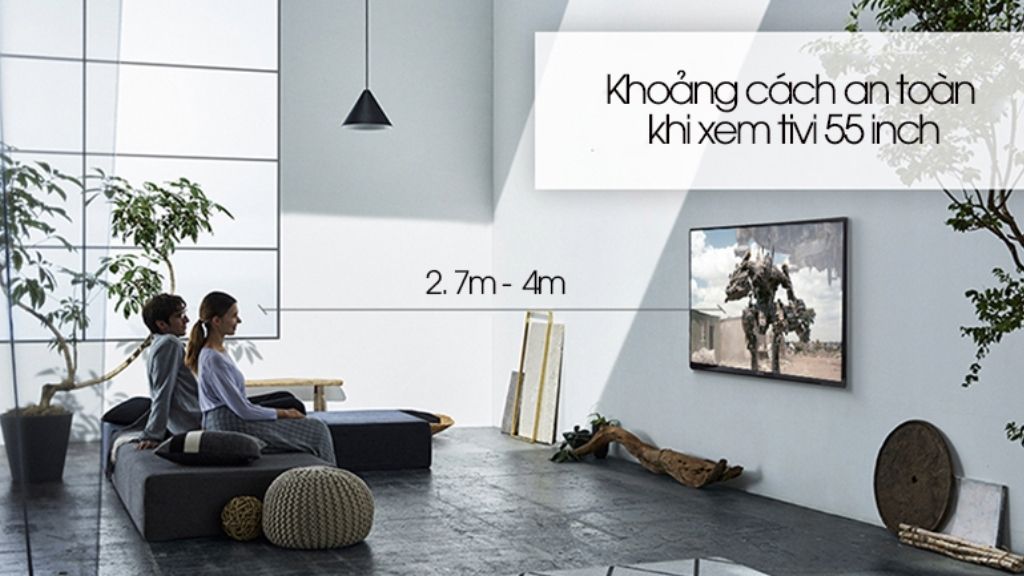 Cách chọn kích thước tivi phu hợp với không gian