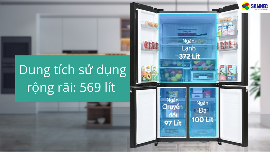 Lưu trữ linh hoạt với ngăn chuyển đổi đa năng