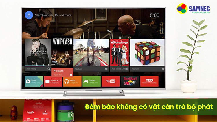 Kiểm tra, đảm bảo không có vật cản trước bộ phát tín hiệu