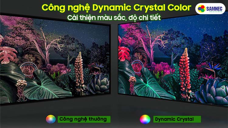 Công nghệ Dynamic Crystal Color trên tivi SAMSUNG BU8000