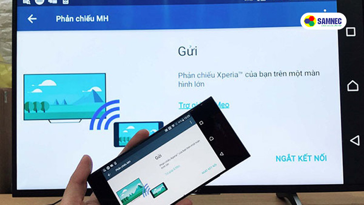 Giao diện kết nối thành công