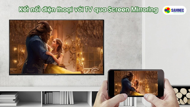 Kết nối điện thoại với TV Sony qua Screen Mirroring