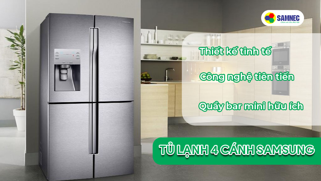 Tủ lạnh 4 cánh Samsung RF56K9041SG/SV luôn nằm trong những sản phẩm đáng mua