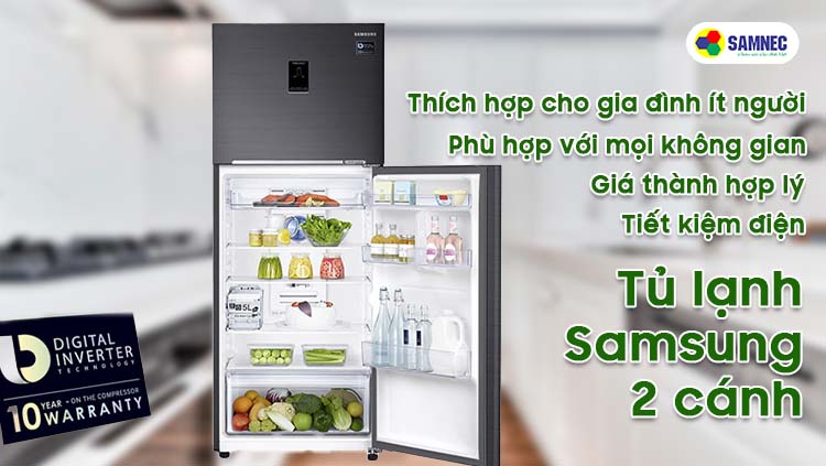 Đặc điểm tủ lạnh Samsung 2 cánh