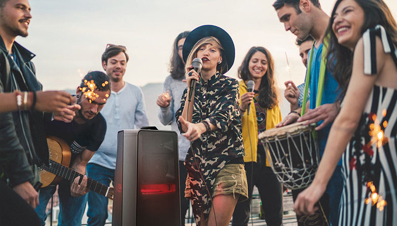 Loa Tháp Samsung MX-T70/XV - Chế độ Karaoke Loa Tháp Samsung MX-T70/XV - Chế độ Karaoke