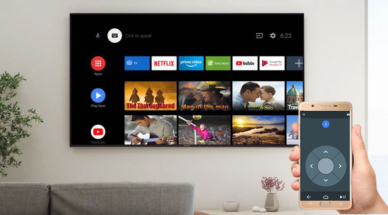 Android Tivi OLED Sony 4K 55 inch KD-55A8H - Android TV Remote Control Android Tivi OLED Sony 4K 55 inch KD-55A8H - Android TV Remote Control