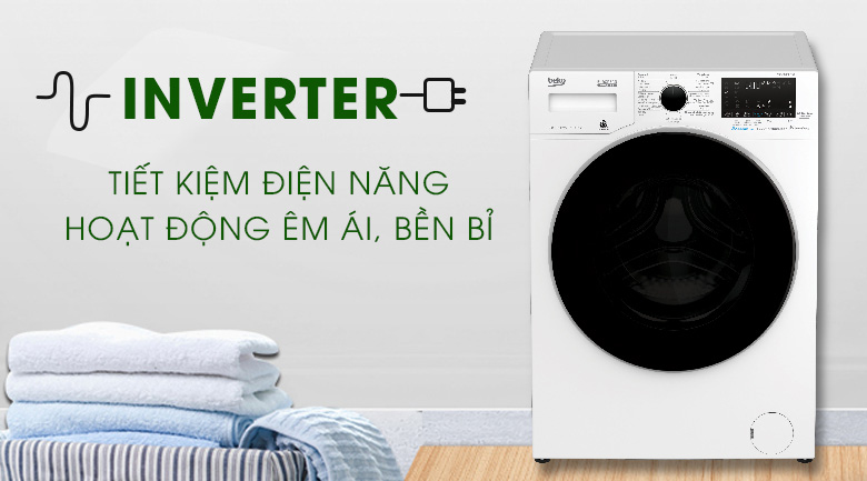 Inverter - Máy giặt Beko Inverter 8 kg WCV8649XWST Inverter - Máy giặt Beko Inverter 8 kg WCV8649XWST