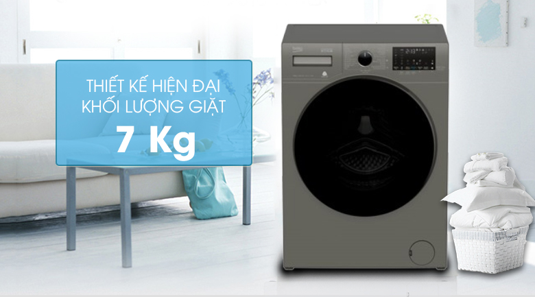 Thiết kế-Máy giặt Beko Inverter 10 kg WCV10749XMST Thiết kế-Máy giặt Beko Inverter 10 kg WCV10749XMST
