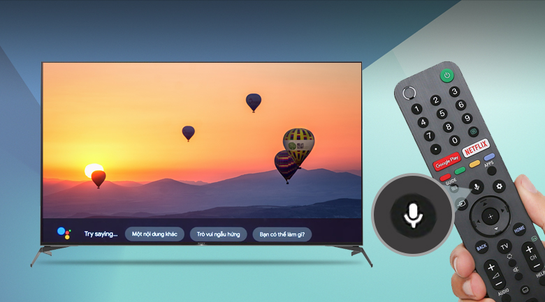 Android Tivi Sony 4K 65 inch KD-65X9500H - Điều khiển bằng giọng nói hỗ trợ tiếng Việt Android Tivi Sony 4K 65 inch KD-65X9500H - Điều khiển bằng giọng nói hỗ trợ tiếng Việt