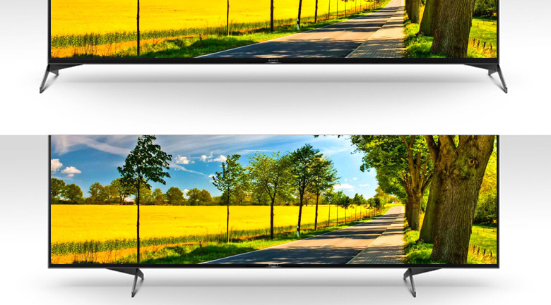 Android Tivi Sony 4K 55 inch KD-55X9500H - Chân đế riêng biệt có 2 cách lắp đặt Android Tivi Sony 4K 55 inch KD-55X9500H - Chân đế riêng biệt có 2 cách lắp đặt