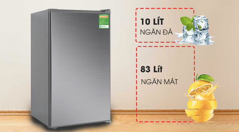 Dung tích 93 lít - Tủ lạnh Beko 93 lít RS9051P Dung tích 93 lít - Tủ lạnh Beko 93 lít RS9051P