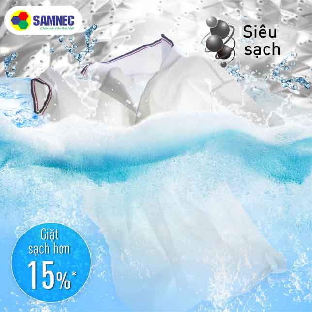 Chế độ giặt siêu sạch trên máy giặt cửa trên Panasonic NA-F82Y01DRV