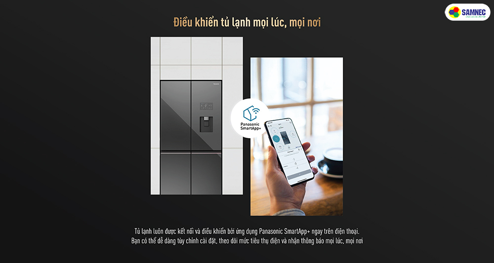 Ứng dụng App IoT trên Tủ lạnh 6 cửa PRIME+ Edition NR-WY720ZMM