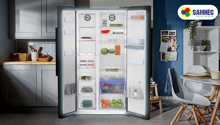 Công nghệ lọc mùi hoạt tính trên tủ lạnh Beko 371 lít RDNT371E50VZDHFSU