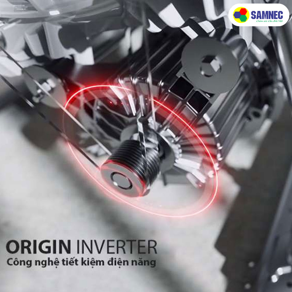 Công nghệ Origin Inverter trên Máy giặt Toshiba TW-BK115G4V(MG)