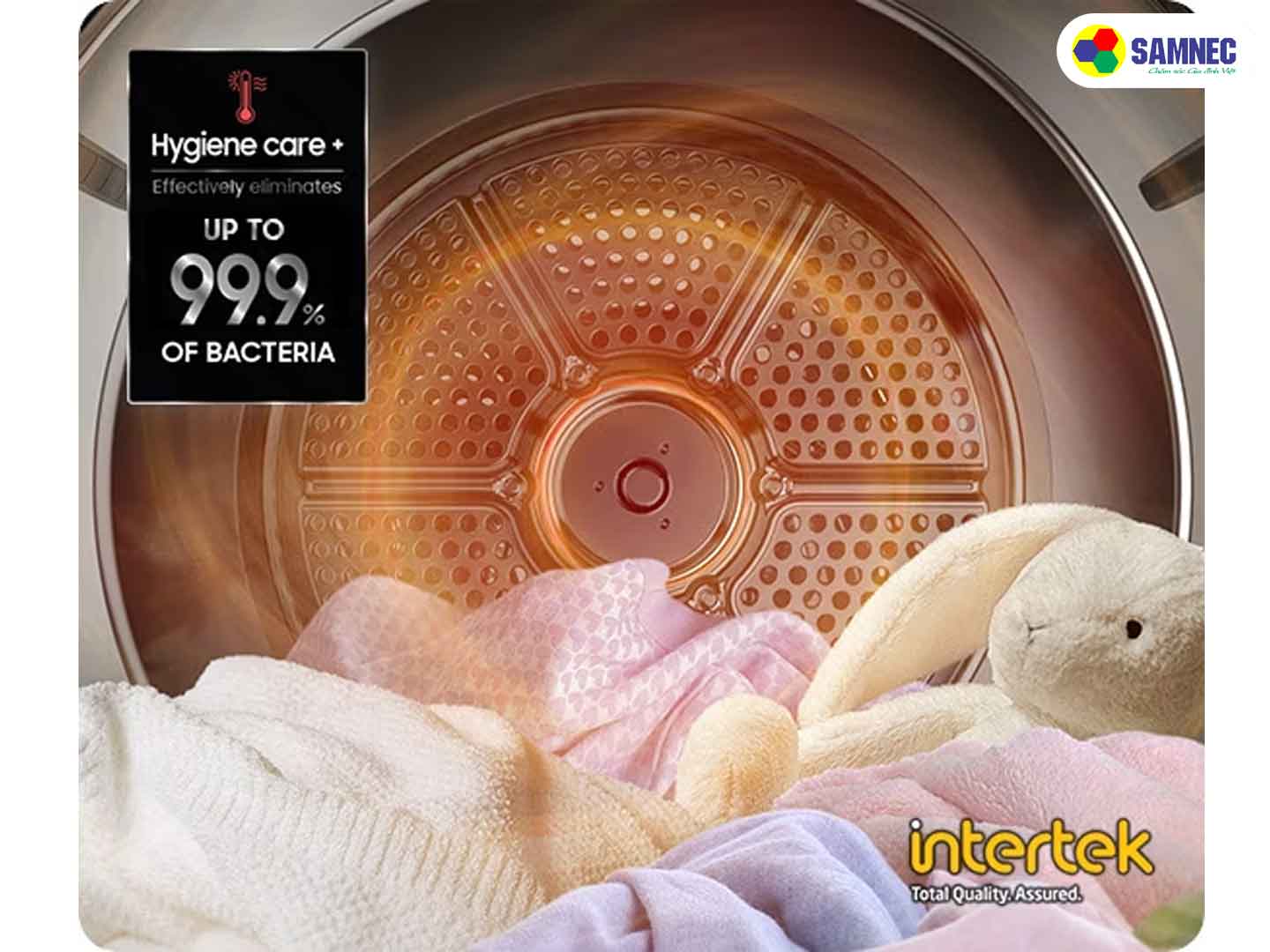 Chu trình Hygiene Care trên máy sấy quần áo Samsung Bespoke AI Heatpump DV17B9750CV/SV