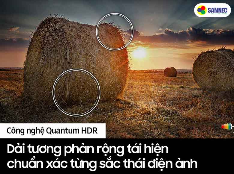 Công nghệ Quantum HDR trên Smart Tivi Samsung 43 inch QLED 4K 43Q63C