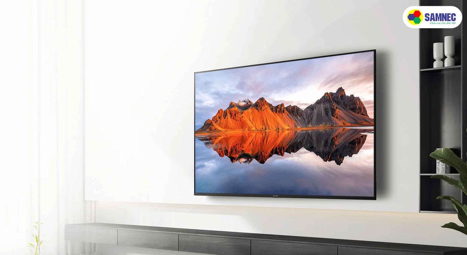 Thiết kế nguyên khối, tràn viền của Xiaomi Google Tivi 4K 55 inch 55A L55M8-P2SEA