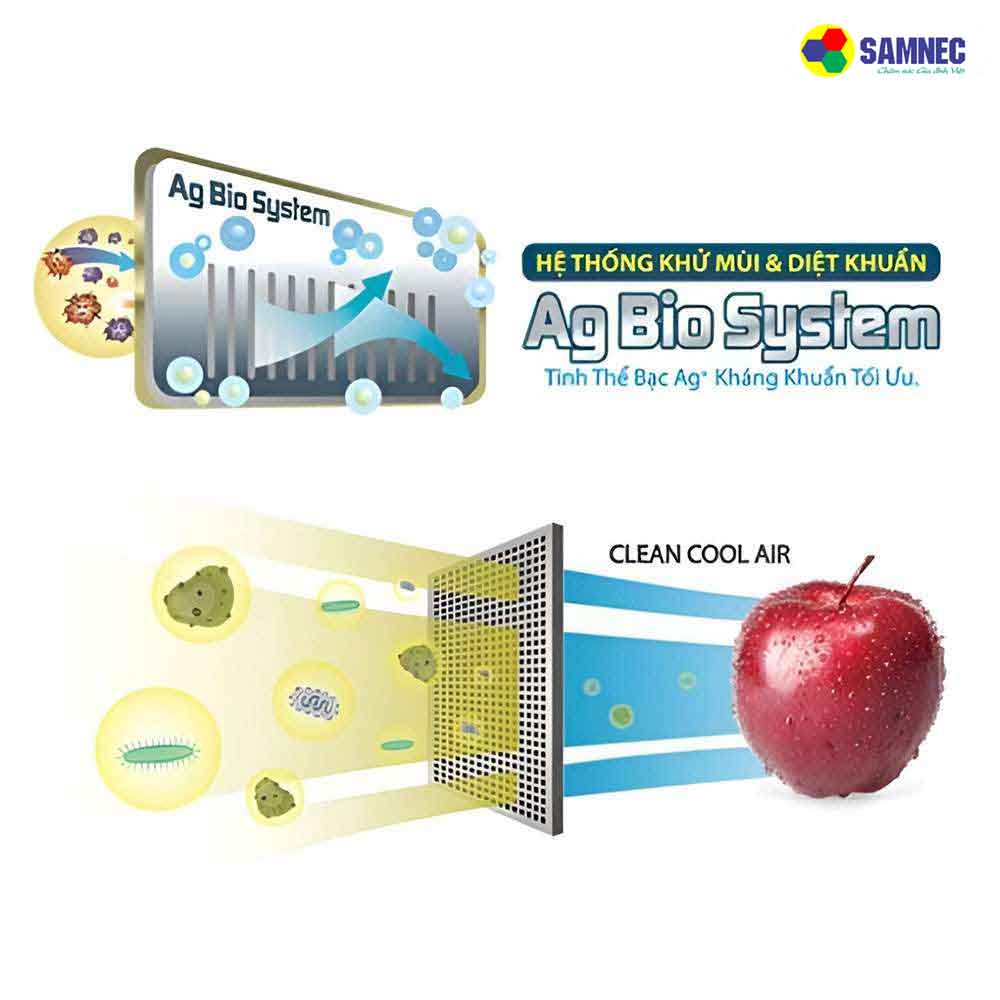 Công nghệ PureBio - Ag+ Bio trên tủ lạnh Toshiba GR-RT303WE-PMV(52)