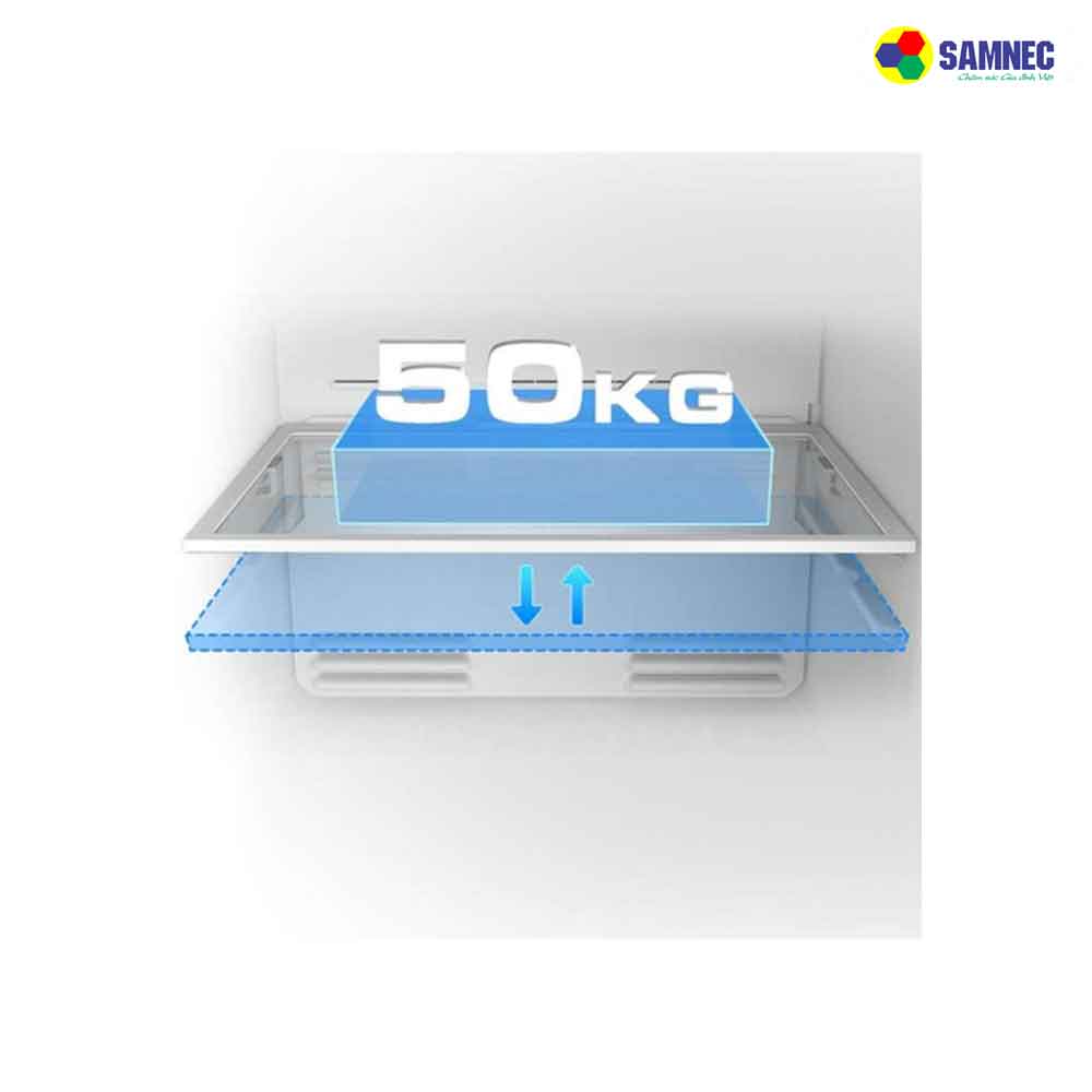 Kệ kính chắc chắn, tối ưu không gian trên tủ lạnh Toshiba GR-RT303WE-PMV(52)