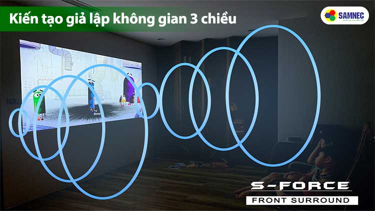 Công nghệ âm thanh S-Force Front Suround trên tifvi Sony 50 inch