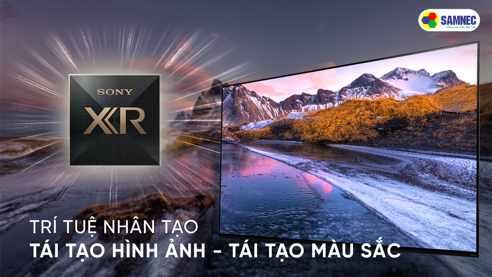 Bộ xử lý trí tuệ nhận thức XR Cognitive trên tivi Sony 50 inch