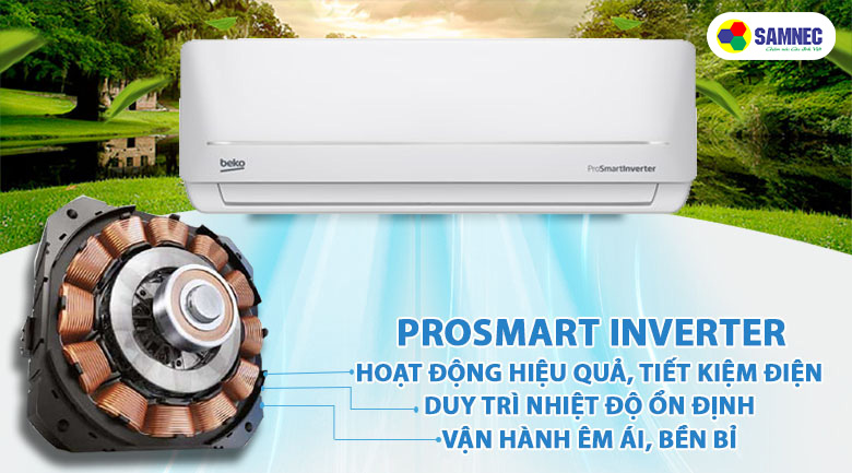 Công nghệ tiết kiệm điện trên điều hòa Beko