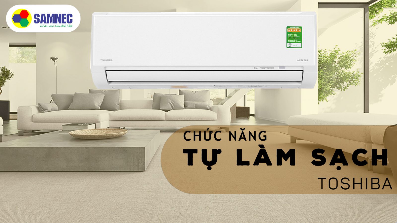 Chức năng tự làm sạch trên điều hòa Toshiba