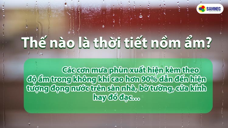 Thế nào là thời tiết nồm ẩm
